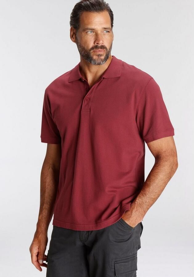 Man's World Poloshirt Korte mouwen losse pasvorm effen - Foto 4