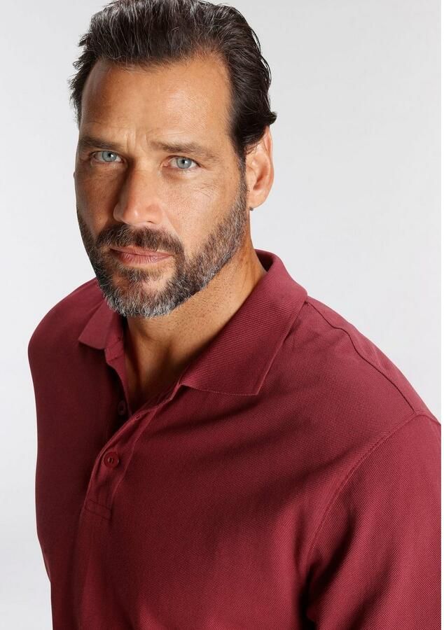 Man's World Poloshirt Korte mouwen losse pasvorm effen - Foto 3