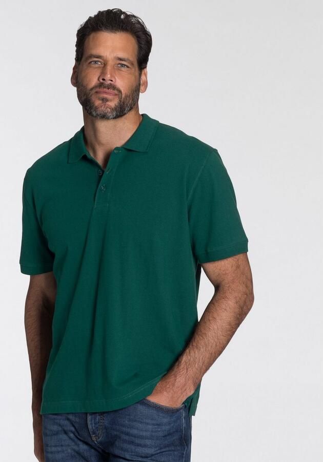 Man's World Poloshirt Korte mouwen losse pasvorm effen - Foto 5