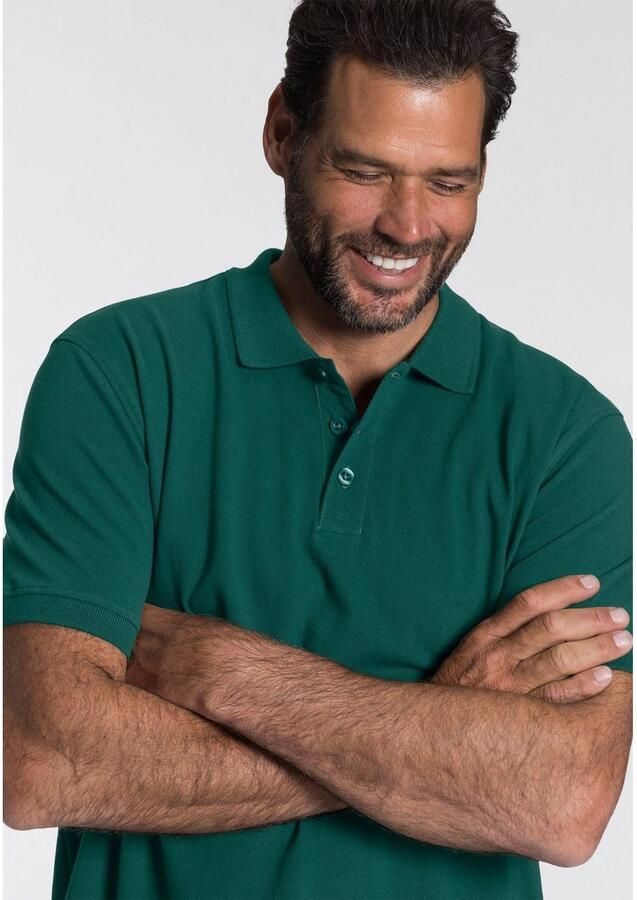 Man's World Poloshirt Korte mouwen losse pasvorm effen - Foto 3