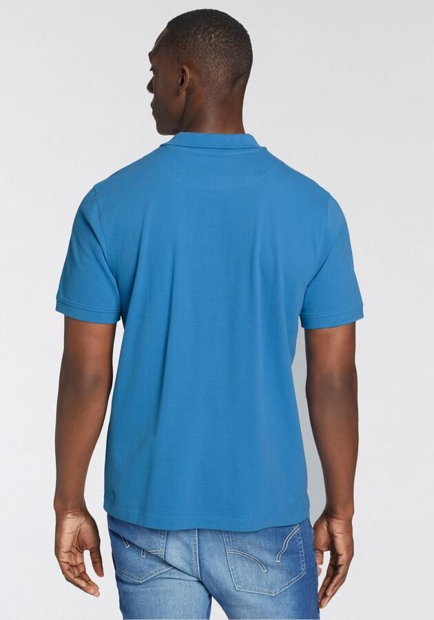 Man's World Poloshirt Korte mouwen losse pasvorm effen - Foto 4