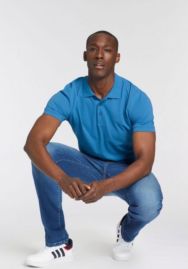 Man's World Poloshirt Korte mouwen losse pasvorm effen - Foto 8