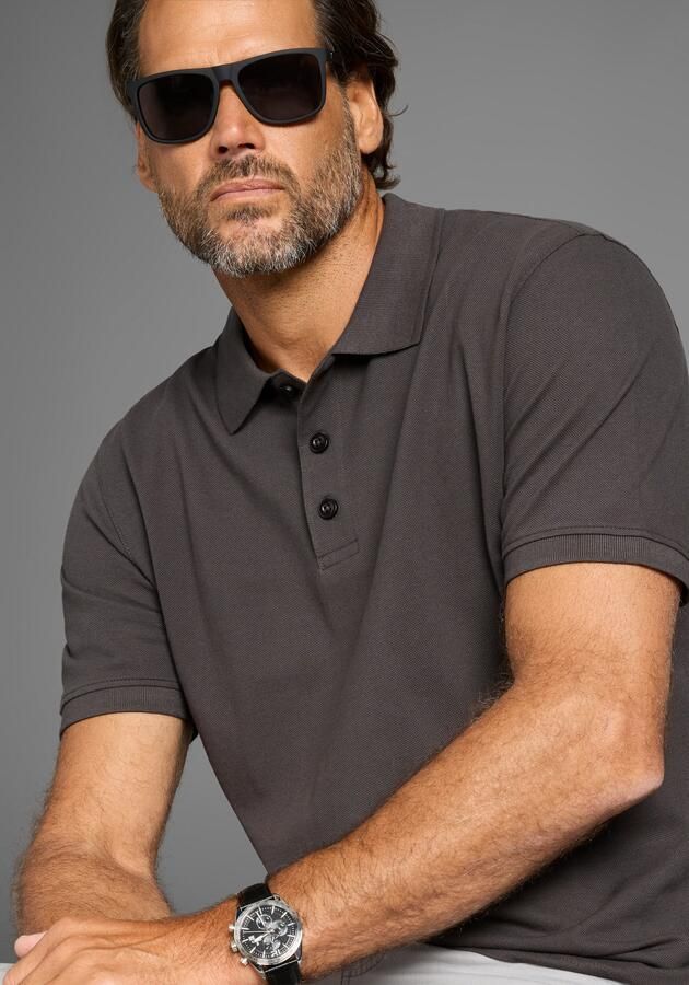 Man's World Poloshirt Korte mouwen losse pasvorm effen - Foto 6