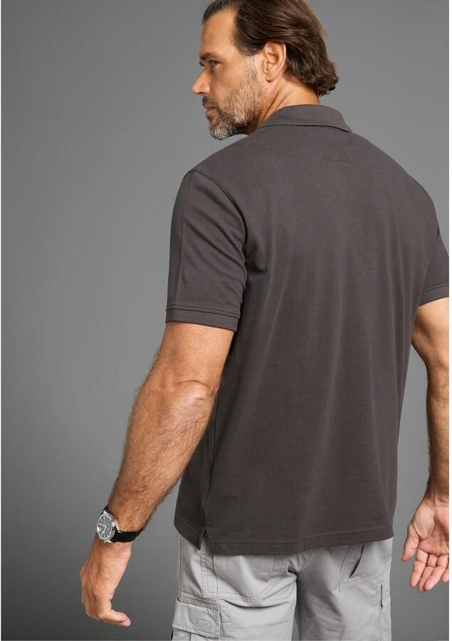 Man's World Poloshirt Korte mouwen losse pasvorm effen - Foto 2