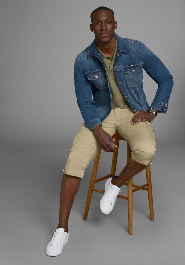 Man's World Poloshirt Korte mouwen losse pasvorm effen - Foto 9