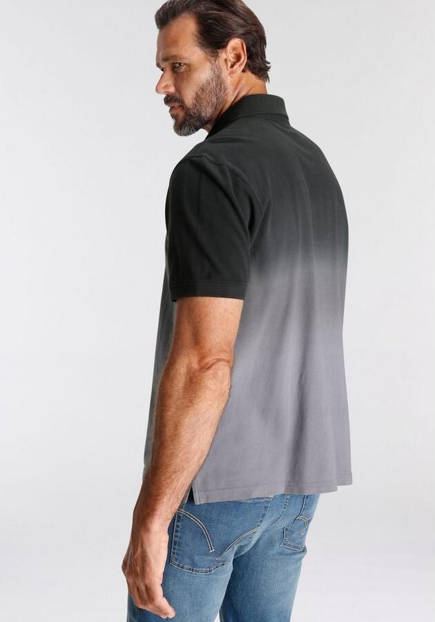 Man's World Poloshirt Korte mouwen met polokraag van piqué-stof met stijlvolle borduring - Foto 4