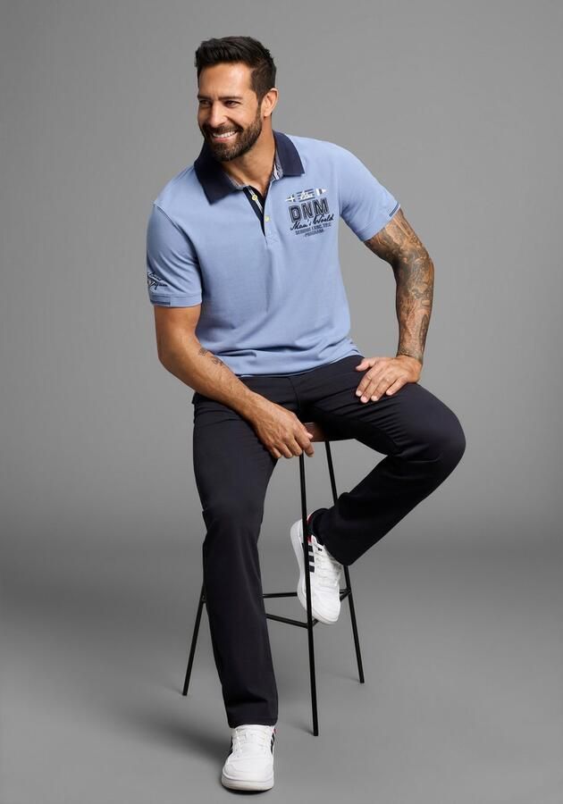 Man's World Poloshirt Korte mouwen met polokraag voor sportieve activiteiten - Foto 5