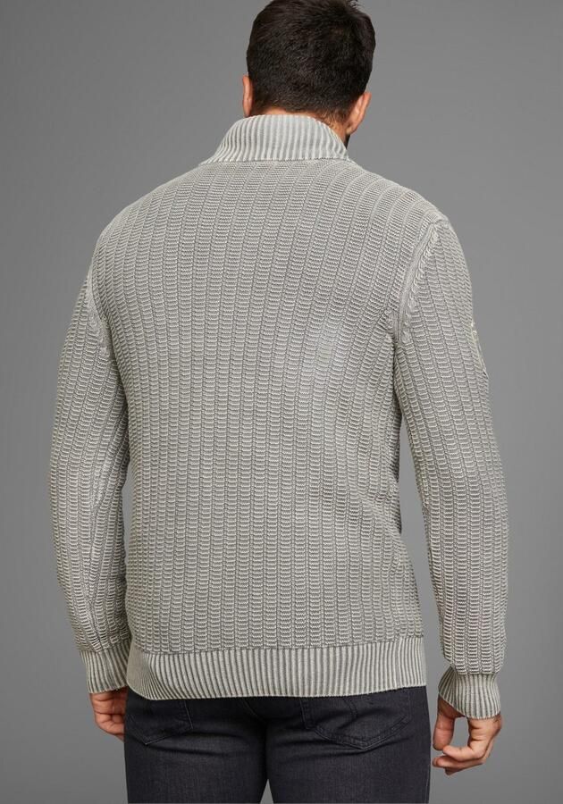 Man's World Schipperstrui Tot XL met badge op de mouw - Foto 8