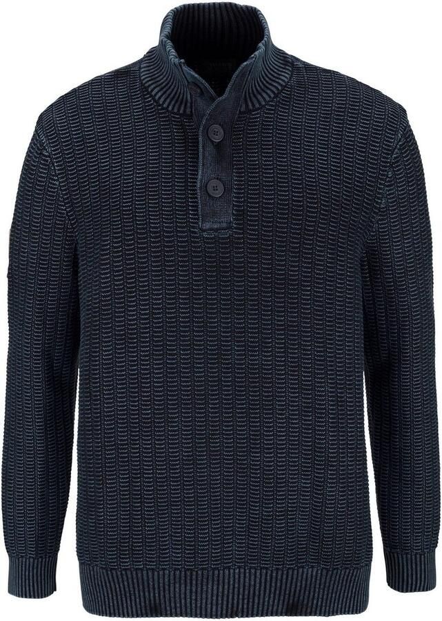 Man's World Schipperstrui Tot XL met badge op de mouw - Foto 8