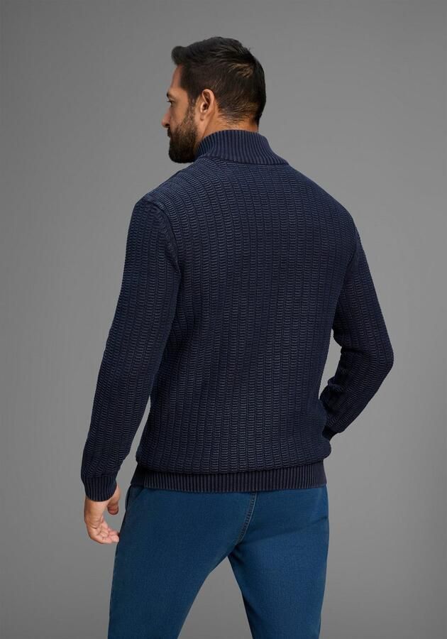 Man's World Schipperstrui Tot XL met badge op de mouw - Foto 4