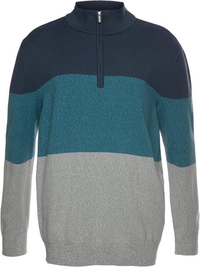 Man's World Schipperstrui Tot XL met blokstrepen