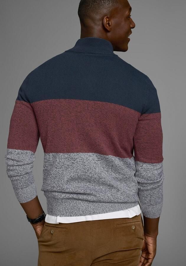 Man's World Schipperstrui Tot XL met blokstrepen - Foto 5