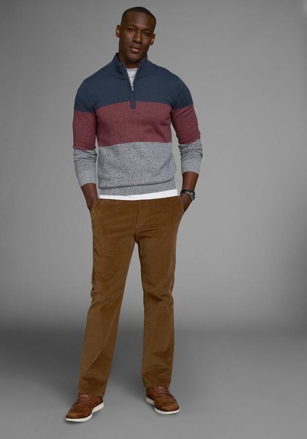 Man's World Schipperstrui Tot XL met blokstrepen - Foto 6