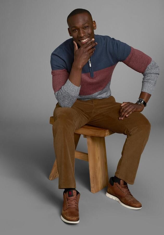 Man's World Schipperstrui Tot XL met blokstrepen - Foto 7