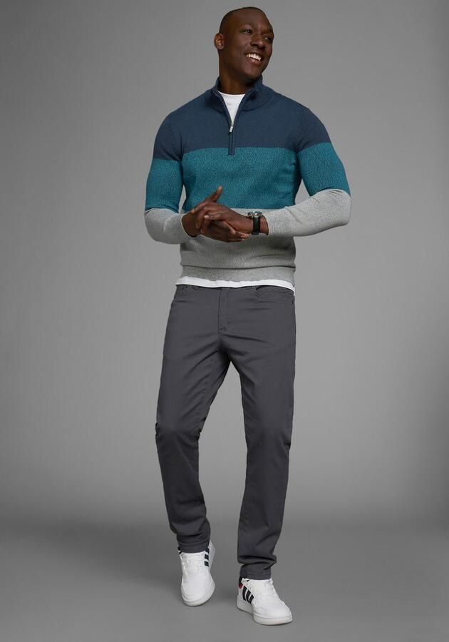 Man's World Schipperstrui Tot XL met blokstrepen - Foto 6