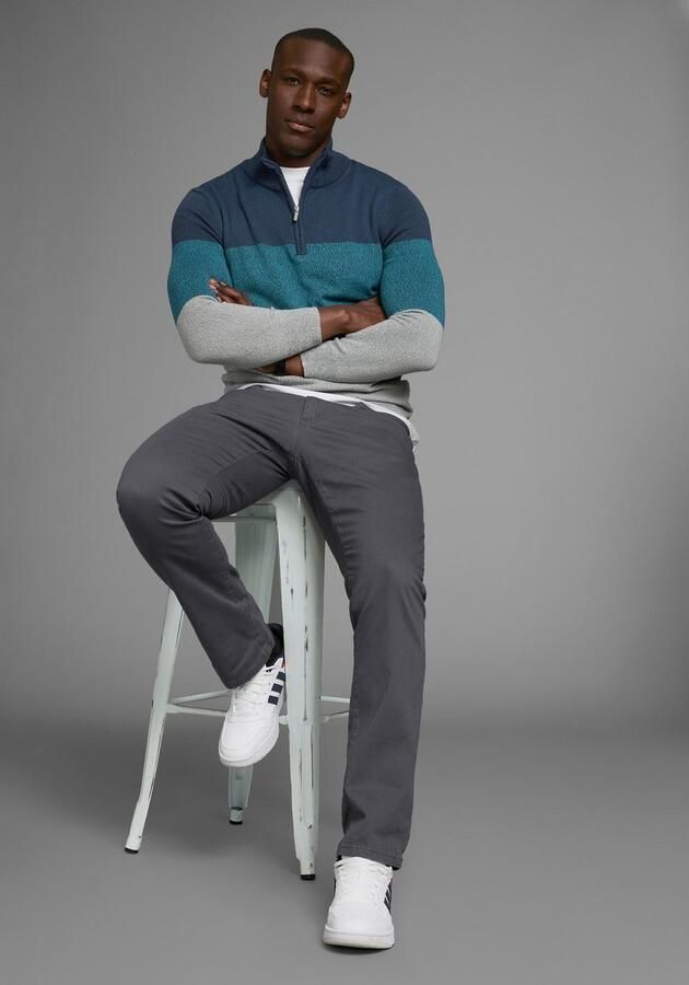 Man's World Schipperstrui Tot XL met blokstrepen - Foto 7