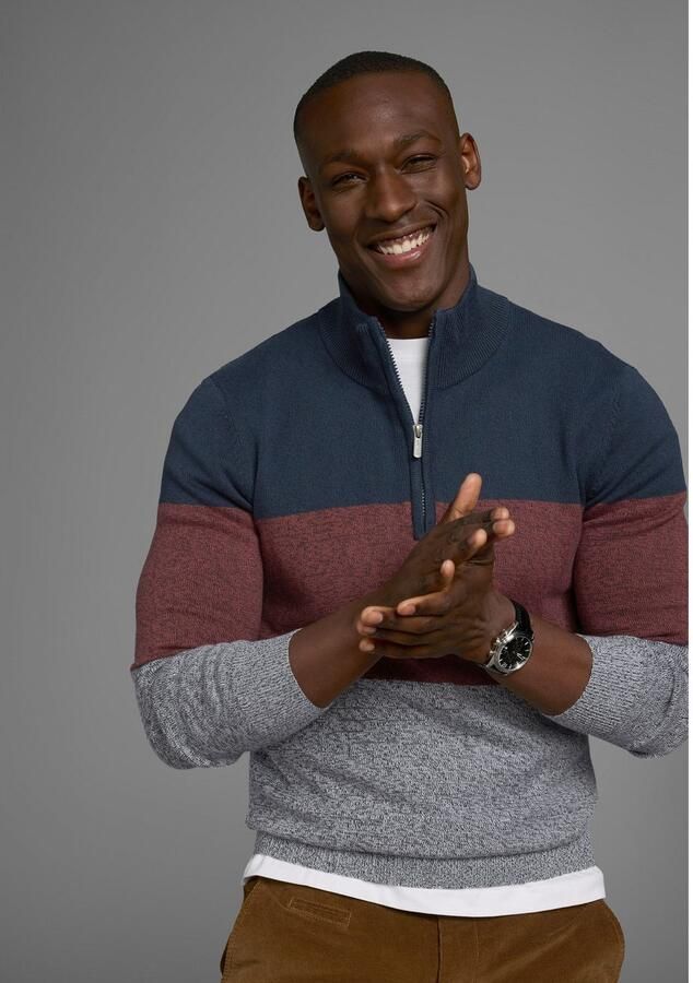 Man's World Schipperstrui Tot XL met blokstrepen - Foto 4