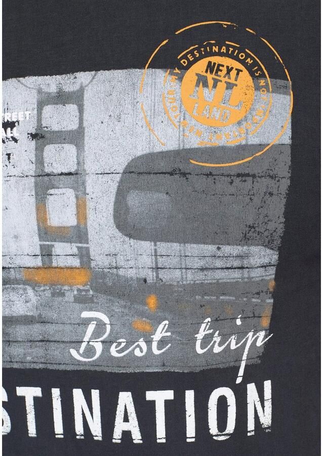 Man's World Shirt met lange mouwen Lange mouwen bedrukt ronde hals van 100% katoen - Foto 2