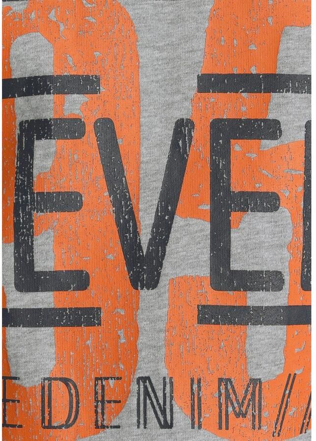 Man's World Shirt met lange mouwen Lange mouwen bedrukt van katoen en viscose met ribboordjes - Foto 2