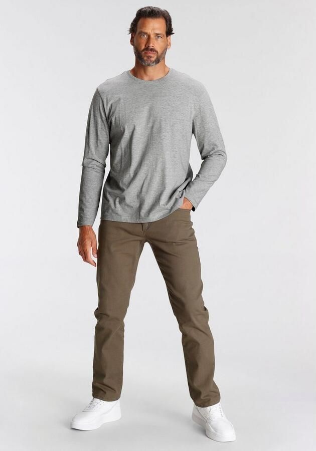 Man's World Broek met elastische band Stretch comfortabel met elastiek opzij - Foto 6