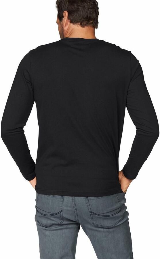 Man's World Shirt met lange mouwen Nieuwe kleur ! Lange mouwen effen van katoen in 3-pack (3-delig Set van 3) - Foto 5