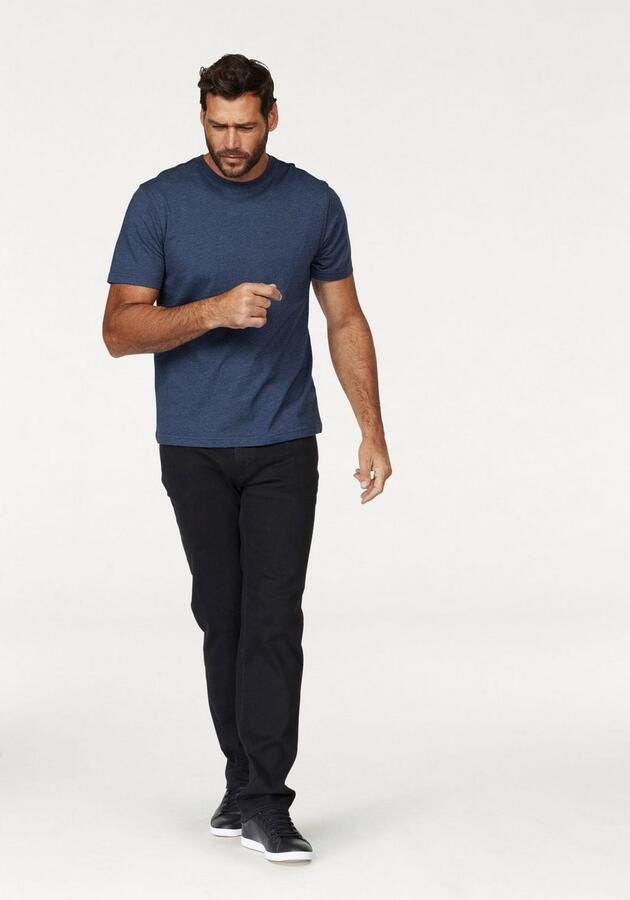 Man's World Shirt met ronde hals Korte mouwen basic stijl van katoenmix 2-pack (2-delig Set van 2) - Foto 9