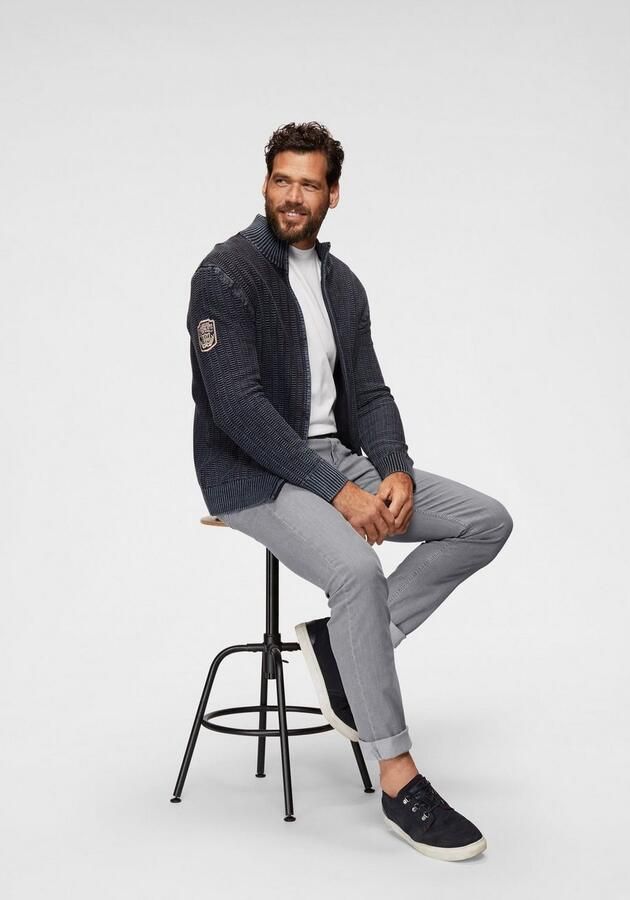 Man's World Shirt met ronde hals Korte mouwen regular fit effen ronde hals van katoen (5-delig Set van 5) - Foto 6