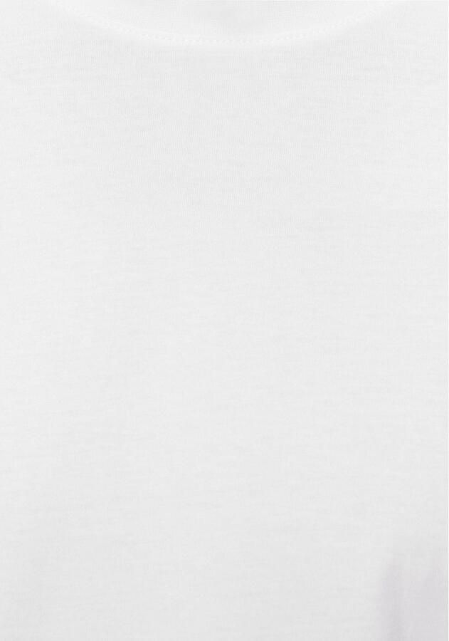 Man's World Shirt met ronde hals Korte mouwen regular fit effen ronde hals van katoen (5-delig Set van 5) - Foto 4