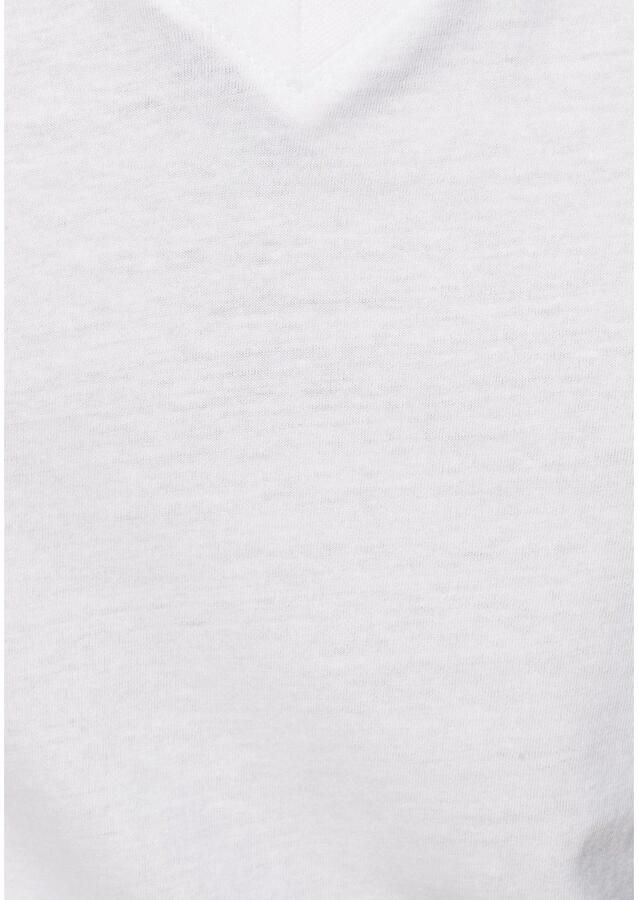 Man's World Shirt met V-hals Korte mouwen van katoen (3-delig Set van 3)