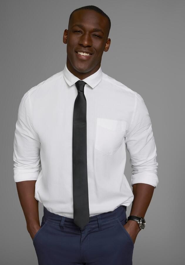 Man's World Stropdas in klassieke kleuren & slim-breedte nieuwe kleuren bordeaux & petrol - Foto 3