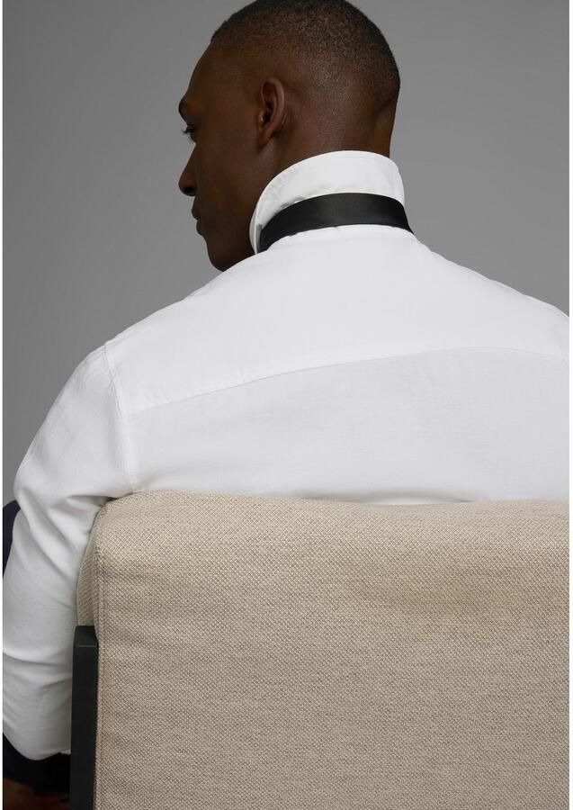 Man's World Stropdas in klassieke kleuren & slim-breedte nieuwe kleuren bordeaux & petrol - Foto 2