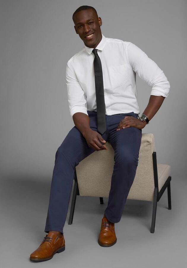 Man's World Stropdas in klassieke kleuren & slim-breedte nieuwe kleuren bordeaux & petrol - Foto 5