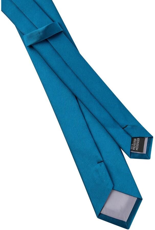 Man's World Stropdas in klassieke kleuren & slim-breedte nieuwe kleuren bordeaux & petrol - Foto 4