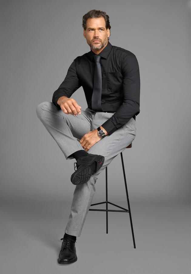 Man's World Stropdas met minimalistische ton-ton streepdesign nieuw - Foto 3