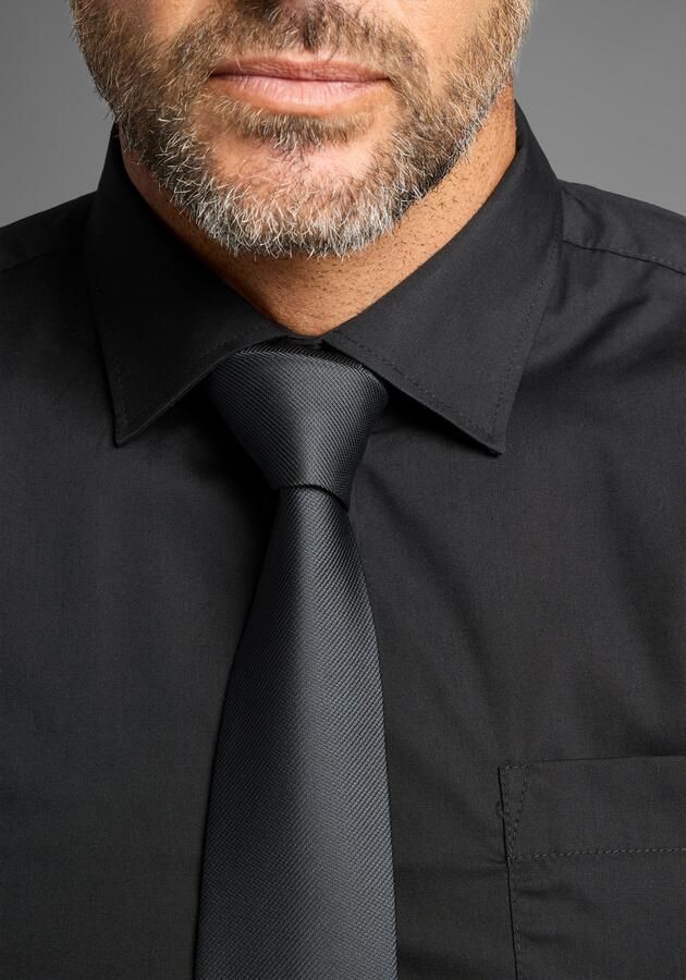 Man's World Stropdas met minimalistische ton-ton streepdesign nieuw - Foto 6