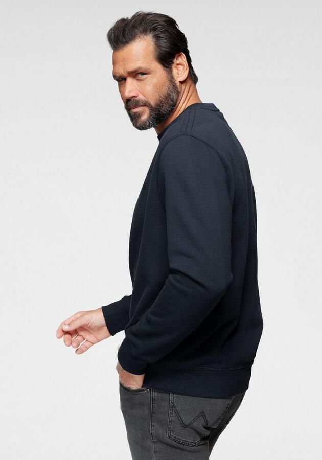 Man's World Sweatshirt Lange mouwen basic-stijl effen ronde hals - Foto 6