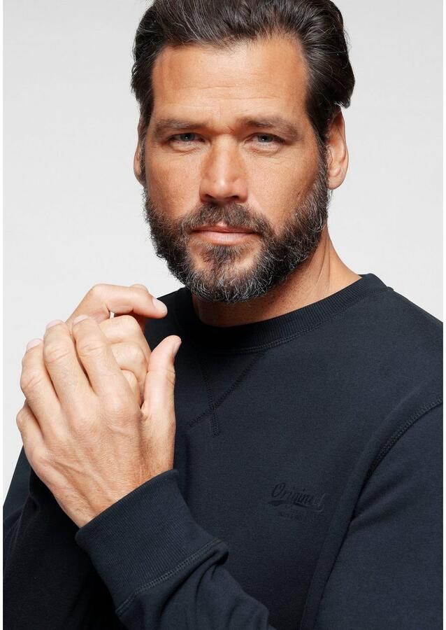 Man's World Sweatshirt Lange mouwen basic-stijl effen ronde hals - Foto 2