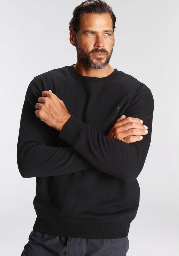 Man's World Sweatshirt Lange mouwen basic-stijl effen ronde hals - Foto 3