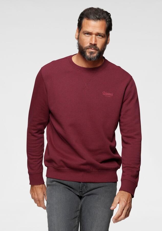 Man's World Sweatshirt Lange mouwen basic-stijl effen ronde hals - Foto 7