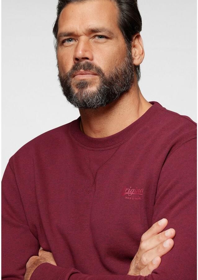 Man's World Sweatshirt Lange mouwen basic-stijl effen ronde hals - Foto 2