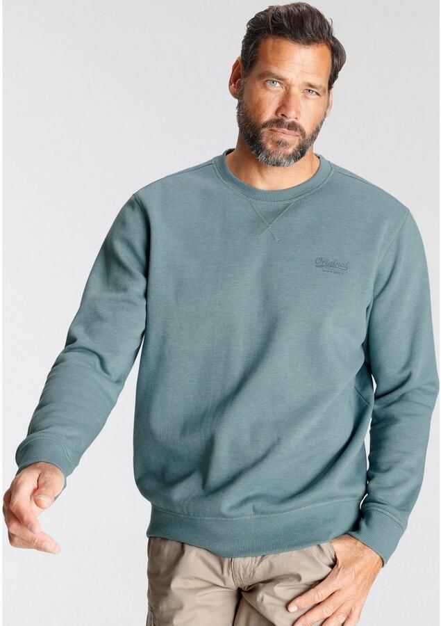 Man's World Sweatshirt Lange mouwen basic-stijl effen ronde hals - Foto 3