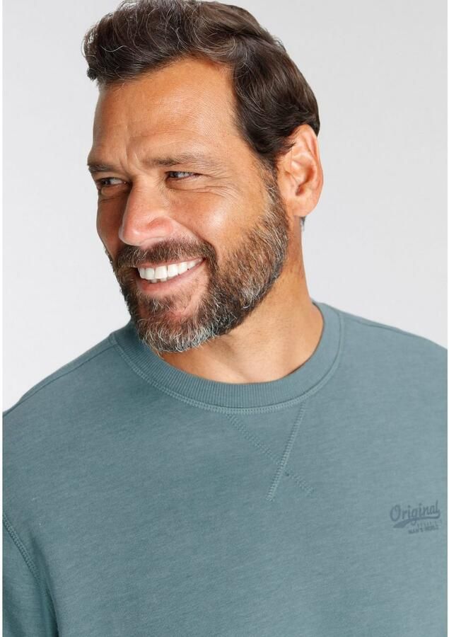 Man's World Sweatshirt Lange mouwen basic-stijl effen ronde hals - Foto 4