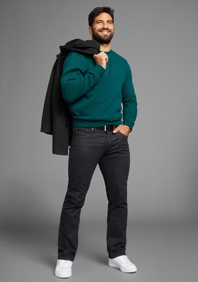 Man's World Sweatshirt Lange mouwen basic-stijl effen ronde hals - Foto 5