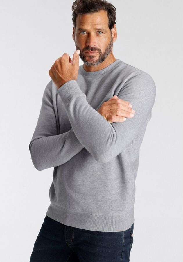 Man's World Sweatshirt Lange mouwen basic-stijl effen ronde hals - Foto 4