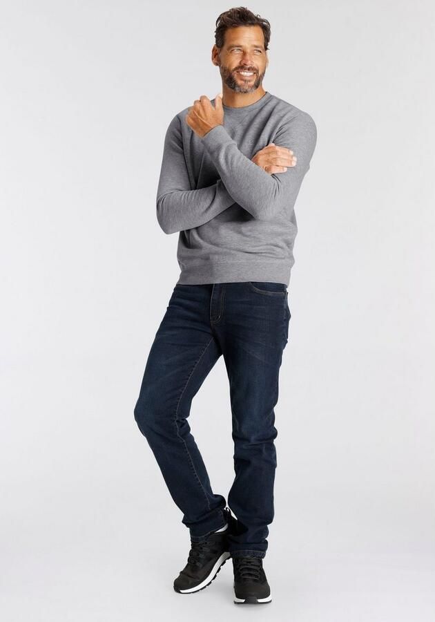 Man's World Sweatshirt Lange mouwen basic-stijl effen ronde hals - Foto 6