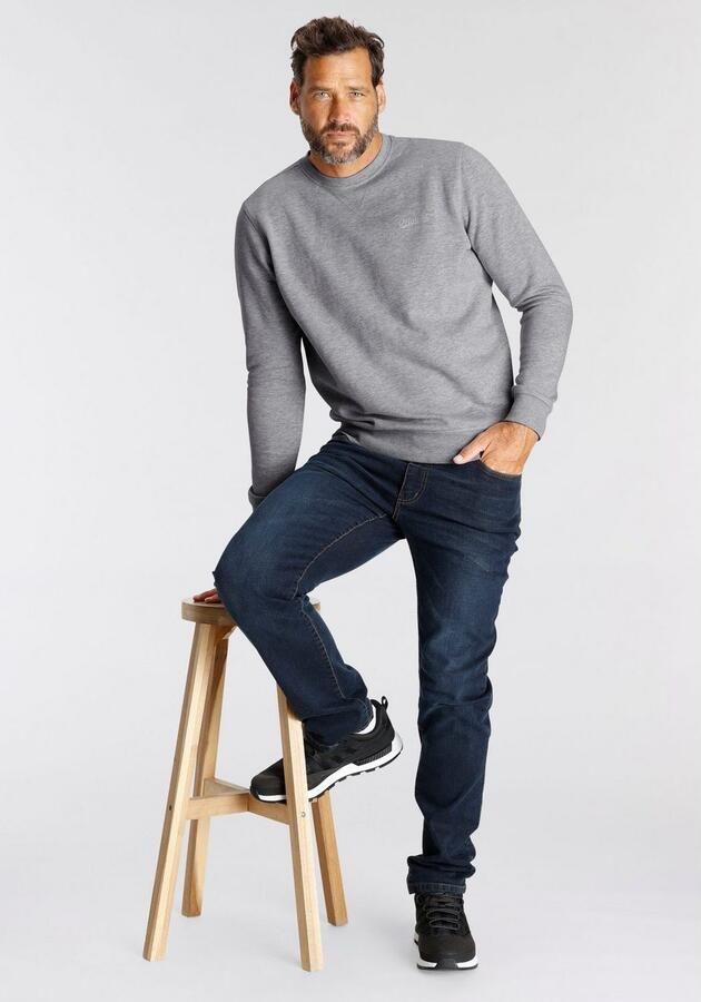 Man's World Sweatshirt Lange mouwen basic-stijl effen ronde hals - Foto 7