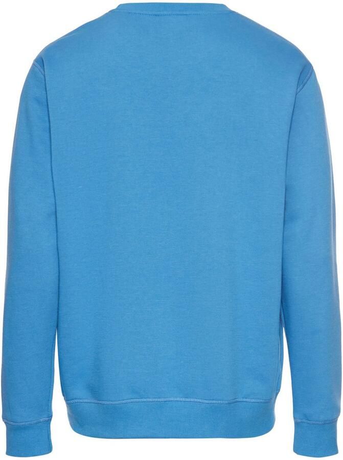 Man's World Sweatshirt Lange mouwen basic-stijl effen ronde hals