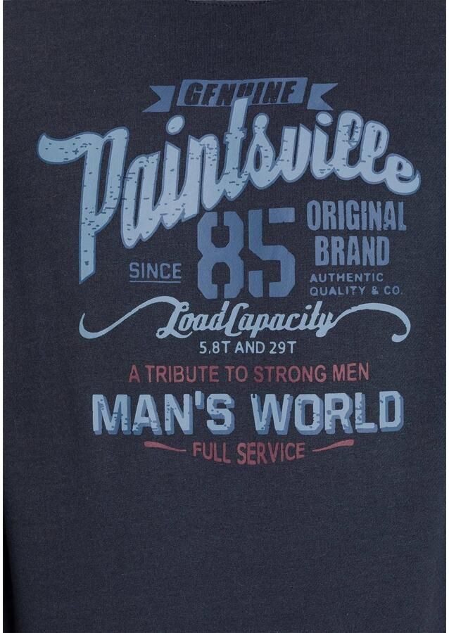 Man's World Sweatshirt Lange mouwen casual print ronde hals van katoenmix - Foto 3