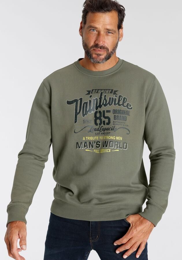 Man's World Sweatshirt Lange mouwen casual print ronde hals van katoenmix - Foto 6