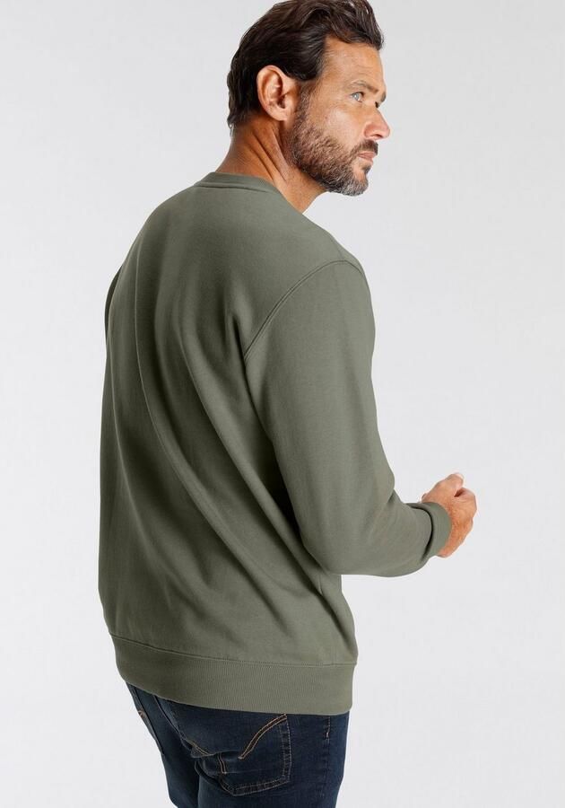 Man's World Sweatshirt Lange mouwen casual print ronde hals van katoenmix - Foto 4